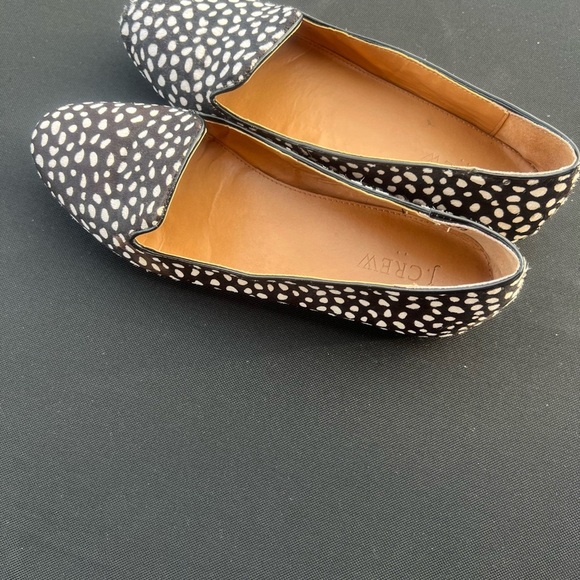 J. Crew Black and White Polka Dot Flats - Picture 5 of 8